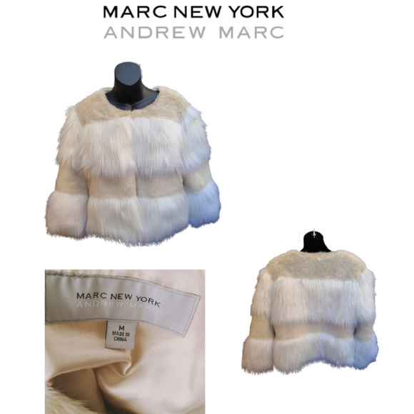 Marc New York Andrew Marc Jackets & Blazers - MARC NEW ANDREW MARC FAUX FUR JACKET